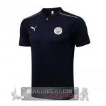 Manchester City Blu Navy Maglia POLO 2021-22