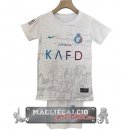 Al Nassr Set Completo Bambino Maglia Calcio Away 2023-24 Blanco