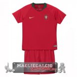 Portogallo Set Completo Bambino Maglia Calcio Home 2018