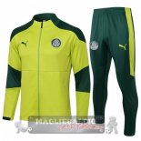 Palmeiras Insieme Completo Verde Luce Giacca 2021-22
