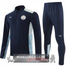 Manchester City Insieme Completo Blu Navy Grigio Giacca 2021-22