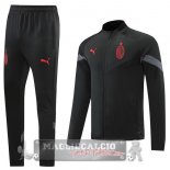 AC Milan Insieme Completo Nero Giacca 2022-23