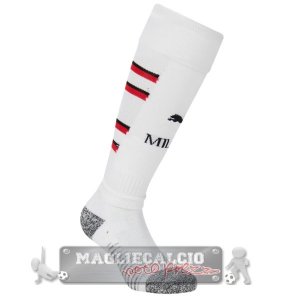Away Calzettoni AC Milan 2024 2025 Bianco
