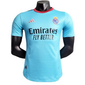 Tailandia Speciale Giocatori Maglia Calcio Real Madrid 2023-24 Blu