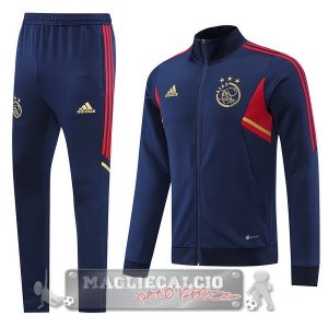 Ajax Insieme Completo Purpureo Rosso Giacca 2022-23