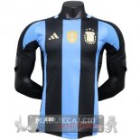 Thailandia speciale Giocatori Maglia Calcio Argentina 2024 Blu Nero