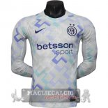 Away Jugadores Maglia Manga Larga Inter Milan 2025 2026 Away Jugadores Maglia Manga Larga Inter Milan 2025 2026