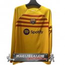 Tailandia fourth Manica lunga Maglia Calcio Barcellona 2023-24