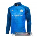 Marseille I Blu Giacca Lunga Zip 2023-24
