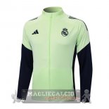 Lunga Zip Giacca Real Madrid 2025 2026 Verde Luce