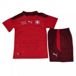 Svizzera Bambino Set Completo Maglia Calcio Home 2021