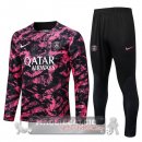 Paris Saint Germain Insieme Completo Rosa I Nero Giacca 2022-23