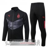 AC Milan Insieme Completo Nero Grigio Giacca 2022-23