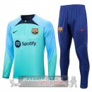Barcellona Insieme Completo Verde Blu Giacca 2022-23