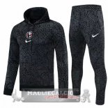 America Insieme Completo Nero Chaqueta Con Capucha 2021-22