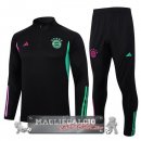 Felpa Da Allenamento Set Completo Bayern Monaco 2023-24 Nero Purpureo Verde