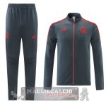 Flamengo Insieme Completo grigio Giacca 2021-22 Flamengo Insieme Completo grigio Giacca 2021-22