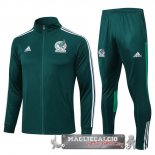 Messico Insieme Completo Verde Giacca Lunga Zip 2023