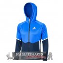 Adidas Blu Giacca Felpa Cappuccio 2023