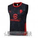 Formazione Senza Maniche AC Milan 2025 2026 Nero Rosso