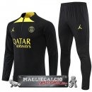 Paris Saint Germain Insieme Completo Nero II Giallo Felpa Da Allenamento 2022-23