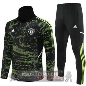 Manchester United Insieme Completo Verde Nero Giacca 2022-23