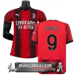 NO.9 Giroud Tailandia Home Giocatori Maglia Calcio AC Milan 2023-24