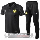 Borussia Dortmund Nero Maglia Set Completo POLO 2019-20