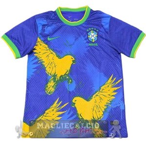 Thailandia Speciale Maglia Brasile 2026 Blu Giallo