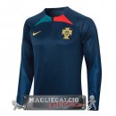 Portogallo Blu Navy Felpa Da Allenamento 2023-24