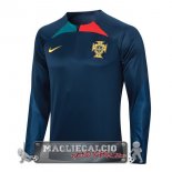 Portogallo Blu Navy Felpa Da Allenamento 2023-24