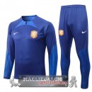 Paises Bajos Insieme Completo II Blu Giacca 2022