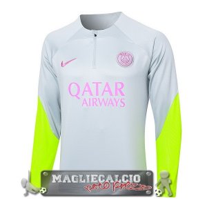 Felpa Da Allenamento Paris Saint Germain 2023-24 Grigio Verde