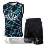 Set Completo Maglia Formazione Senza Maniche Inter Milan 2025 2026 Verde I Nero