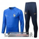 Francia Insieme Completo III Blu Giacca 2022-23