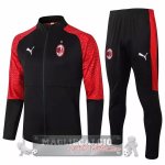 AC Milan Insieme Completo Rosso Nero Giacca 2020-21