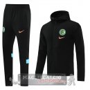 Inter Milan Insieme Completo Nero Giacca felpa cappuccioa 2022-23