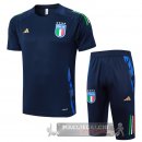 Formazione Set Completo Italia 2024 Blu Navy