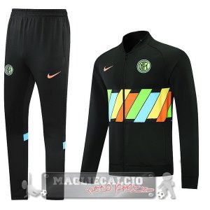 Inter Milan Insieme Completo Nero Giallo Giacca 2022-23