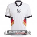 Tailandia Speciale Maglia Calcio Germania 2023 Bianco Negro