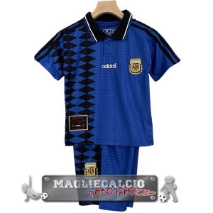 Argentina Retro Set Completo Bambino Maglia Calcio Away 1994