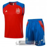 Formazione Senza Maniche Set Completo Argentina 2024 Rosso Blu