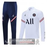Paris Saint Germain Insieme Completo Blu Bianco Giacca 2022-23