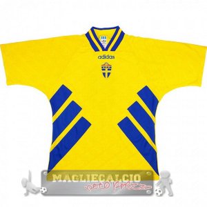 Home Maglia Calcio Svezia Retro-1994 Giallo