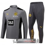 Borussia Dortmund Insieme Completo I Grigio Navy Giacca 2021-22