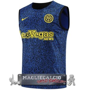Formazione Senza Maniche Inter Milán 2023-24 Blu Giallo