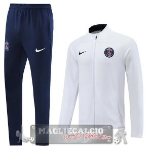 Paris Saint Germain Insieme Completo Bianco Blu Giacca 2022-23