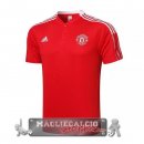 Manchester United Rosso Maglia POLO 2021-22