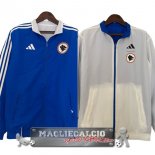 Giacca a vento AS Roma 2023-24 Blu Bianco