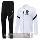 Paris Saint Germain Insieme Completo Bianco Nero Giacca 2022-23